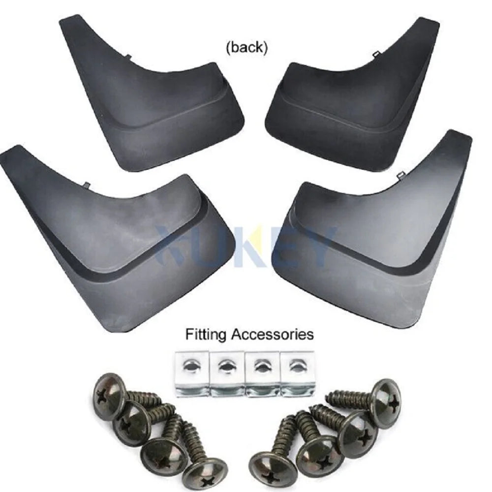 4pcs Universal Black Car Mud Flaps R69255