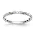 14k White Gold Lab Grown Diamond Set of 2 Wedding Band M6395