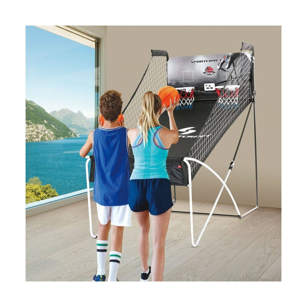 Double Hoop Shot Basketball Arcade Game Y373