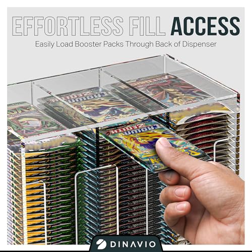 3-Slot Booster Pack Dispenser with Black Base G78034