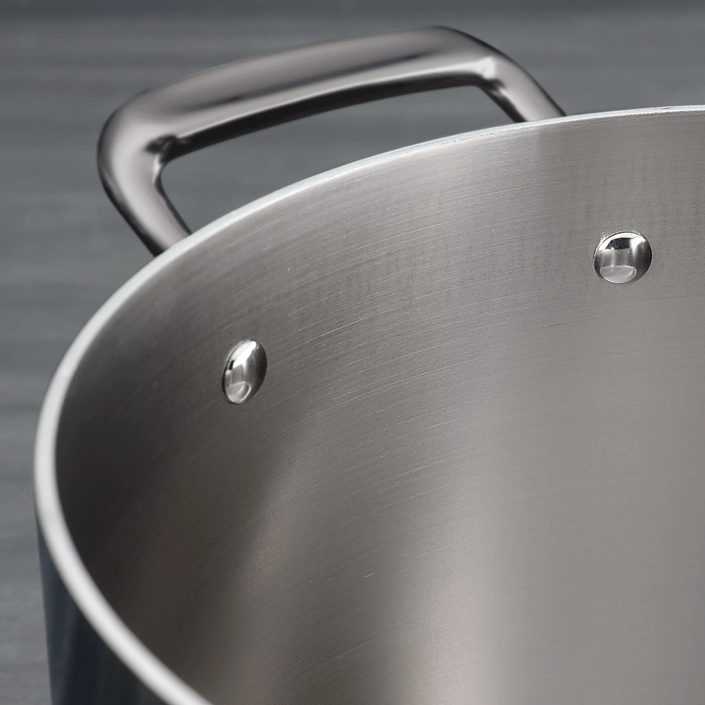 6 Qt Covered Stainless Steel Braiser Pan O75865