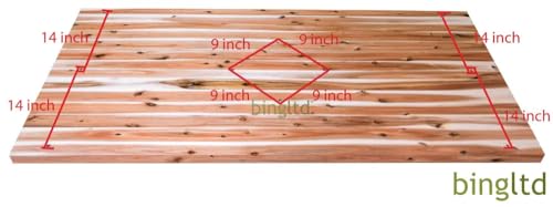 42" L x 24" Rectangular Acacia Butcher Block Countertop R6765