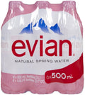 Natural Spring Water, 16.9 oz, 6 pk N845036