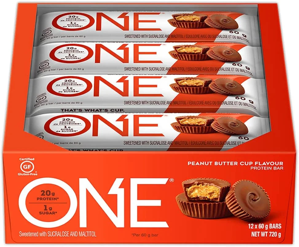 Peanut Butter Cup Protein Bar, 20g Protein, 12 Count A862