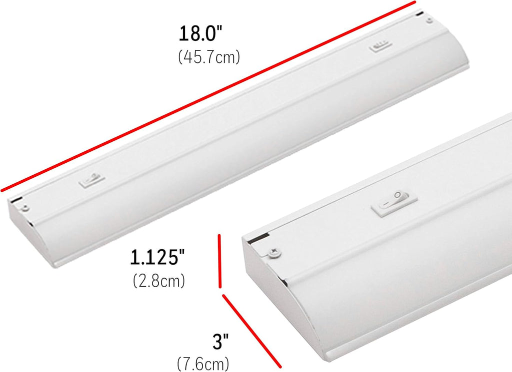24in. Direct Wire LED Light Fixture, Selectable White, Selectable Brightness I20525