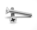 1/4 Coarse Thread Phillips Flat Head Machine Screw Zinc Plated N393511