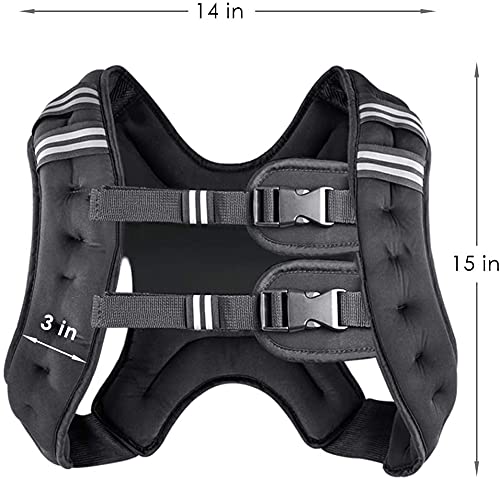 Running Weight Vest 8 12 16 20 25 30 Lbs Weights Included D173162