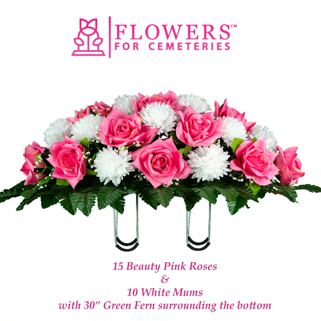 30" Artificial Cemetery Flowers S506166