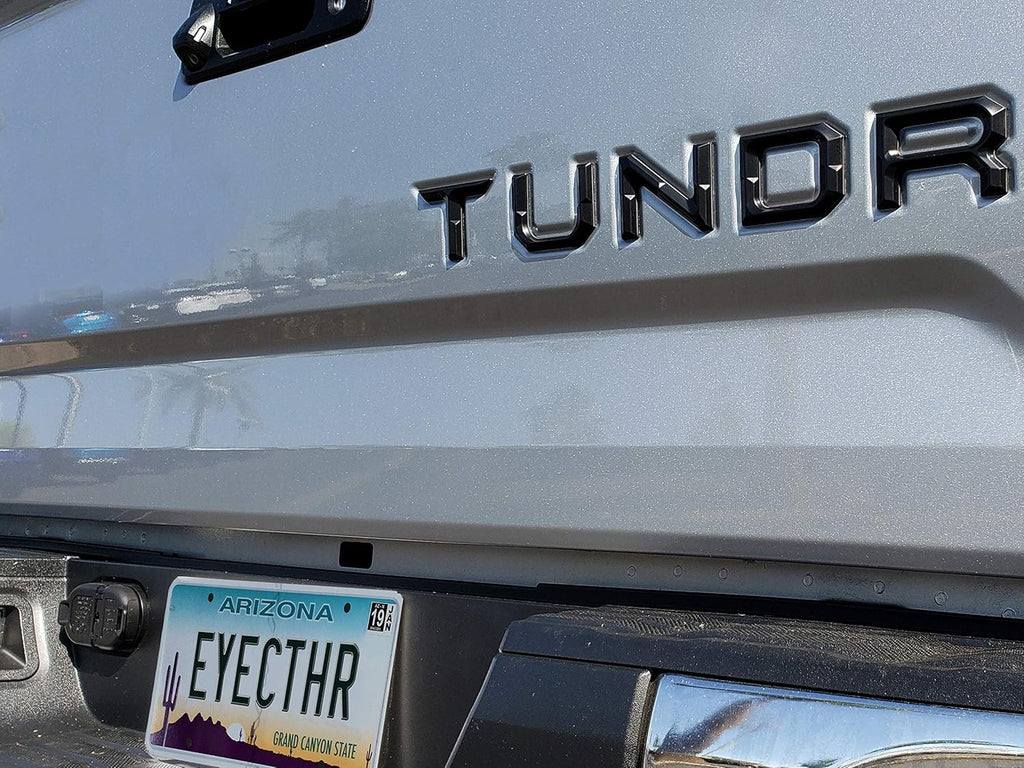 Matte Black Tailgate Insert Letters Pack of 2 L496222