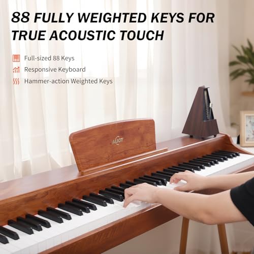 88-Key Weighted Action Digital Piano with Triple Pedal R242