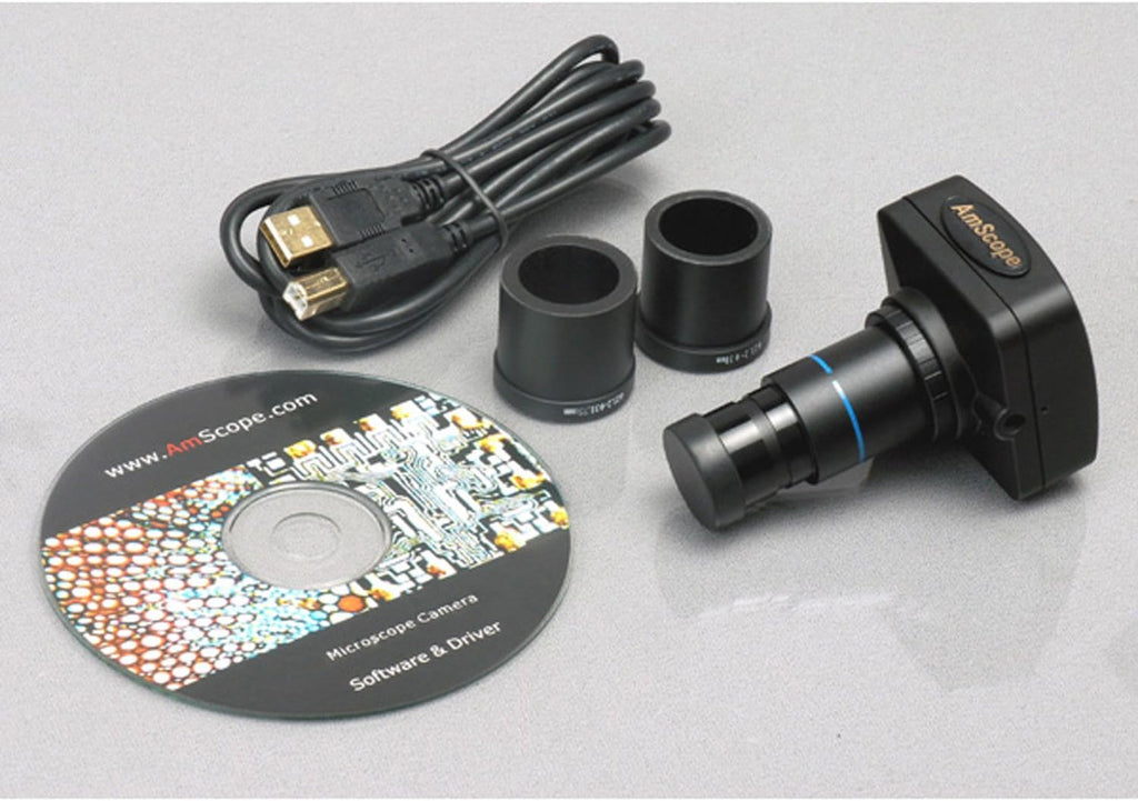 Digital Trinocular Compound Microscope, 40X-2500X Magnification, 5MP Camera O1751