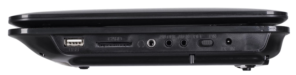 10" Portable DVD/Media Player Kit with extended 5 hr. Battery, Black S626784