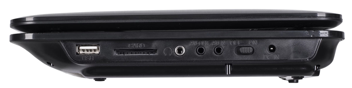 10" Portable DVD/Media Player Kit with extended 5 hr. Battery, Black S626784