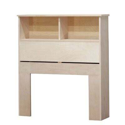 Unfinished Twin Bookcase Headboard U52029