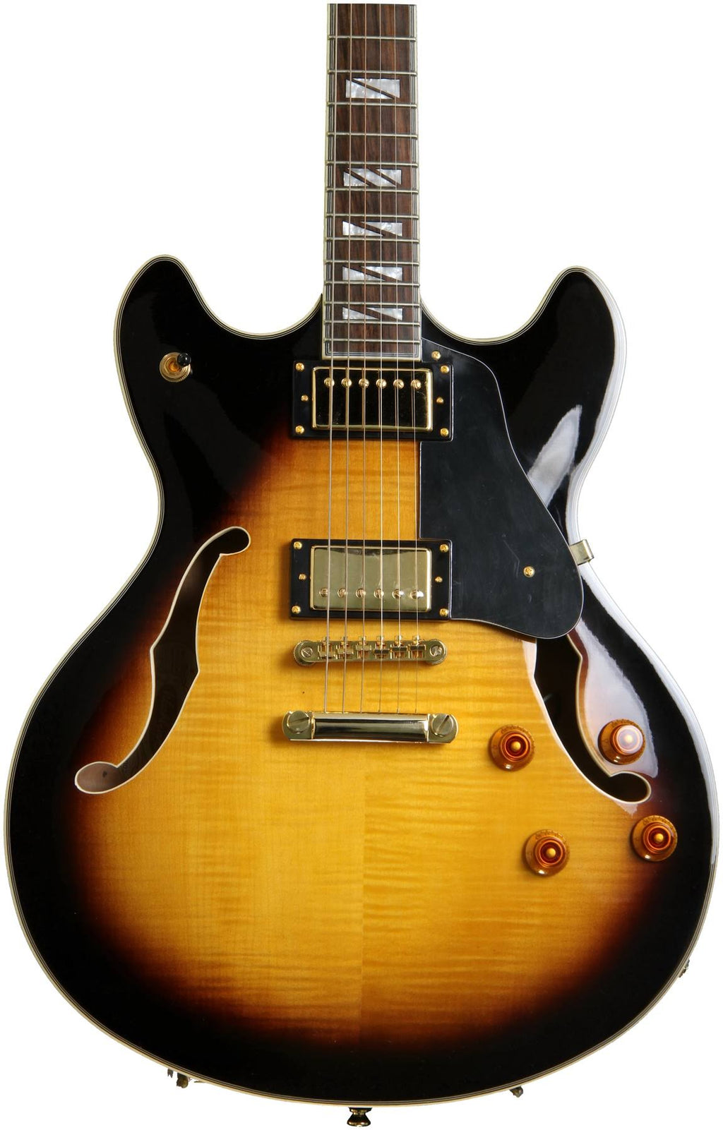 Tobacco Sunburst Semi-Hollowbody Guitar M779