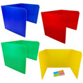 Plastic Desk Dividers 4 Pack (Black & White) R42724