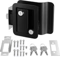 Black RV Entry Door Lock with Keys Pack of 2 H7551