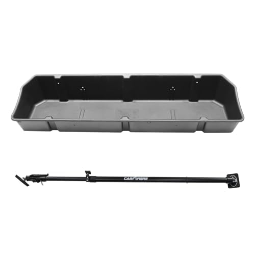 Full Size Truck Bed Storage Cargo Organizer with Adjustable Bar U257