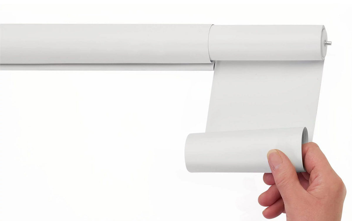 Cordless Light Filtering Vinyl Roller Window Shades, 4" x 39" T92543