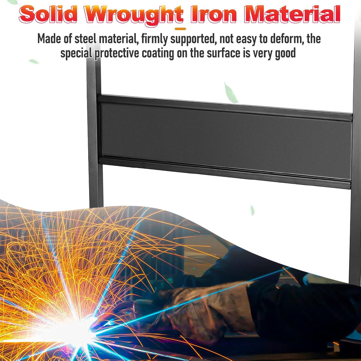 2-Tier Metal PC Stand with Locking Caster Wheels G4524
