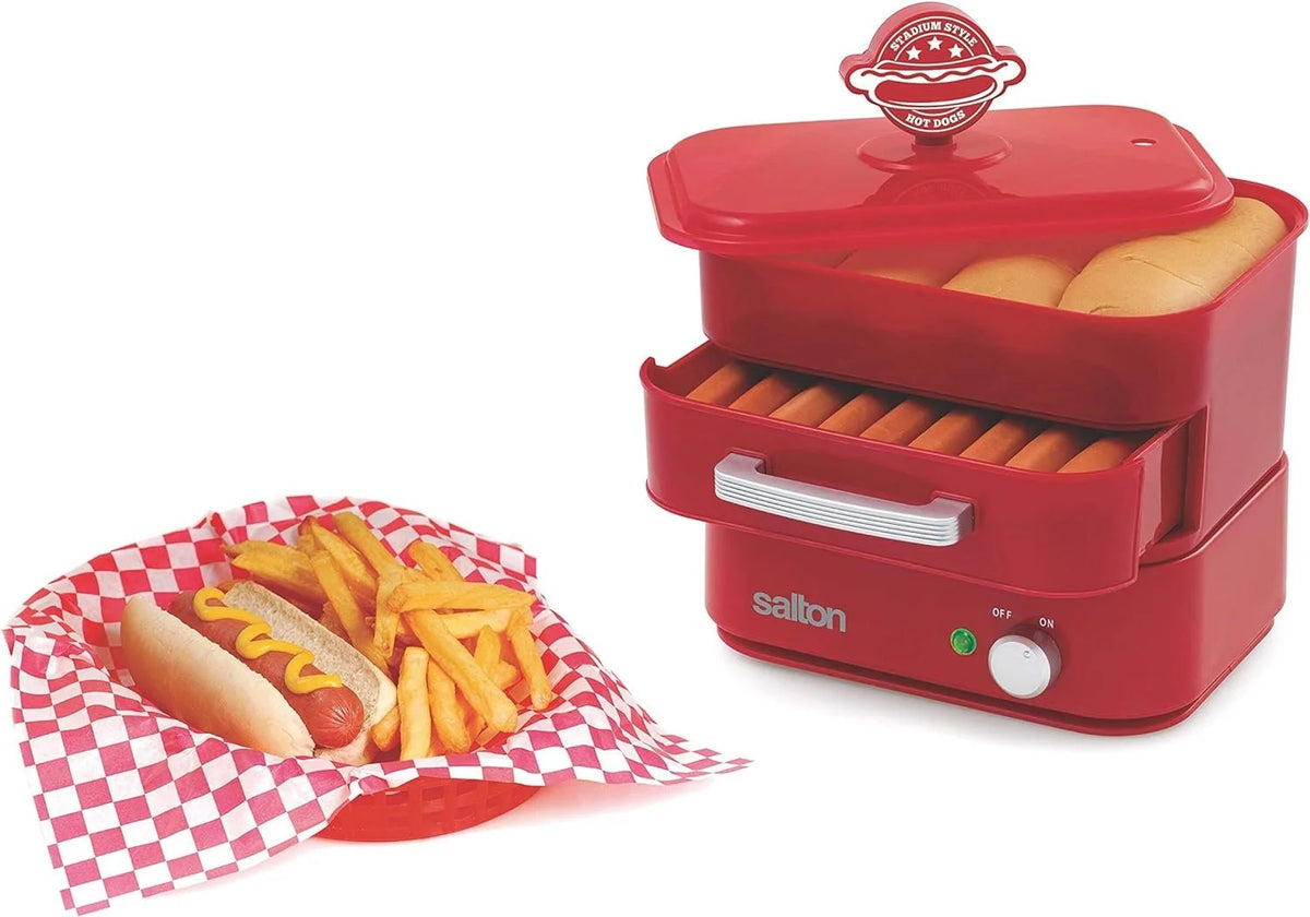 Red Transparent Hot Dog Food Steamer G42107