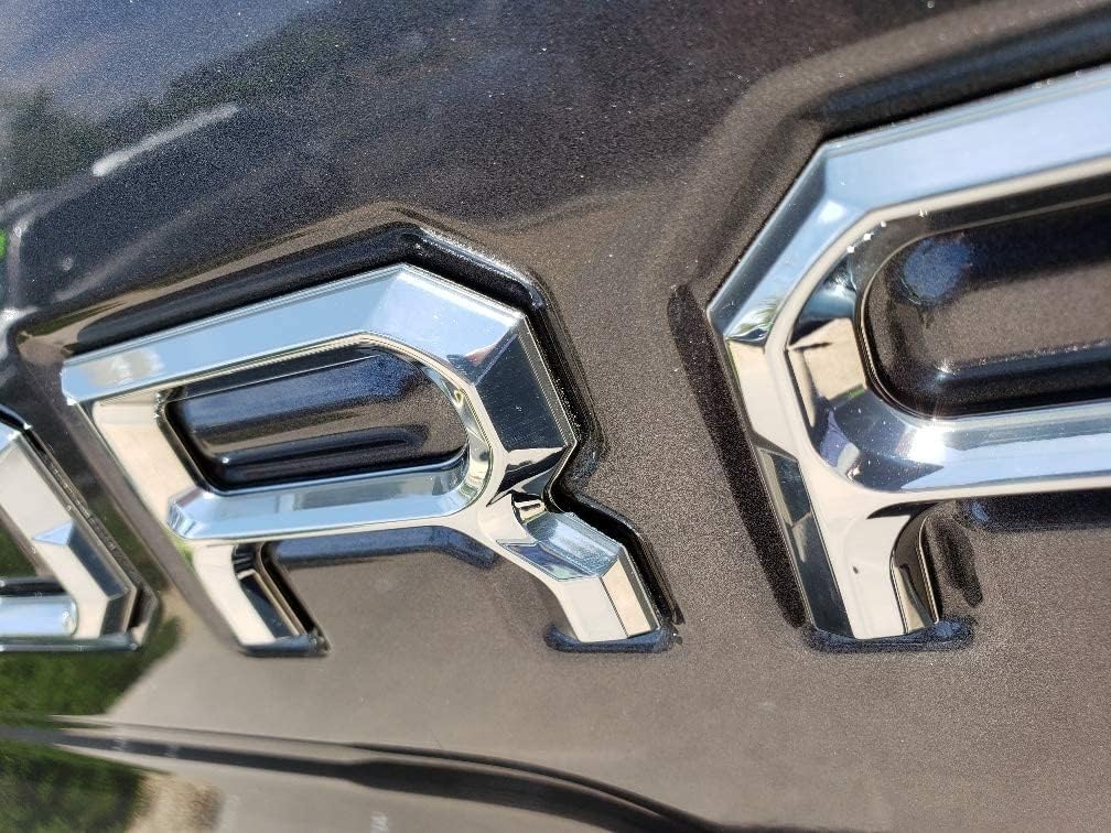 Matte Black Tailgate Insert Letters Pack of 2 L496222