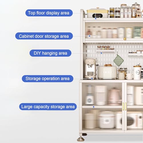 5 Tier Freestanding Tall Storage Sideboard U910