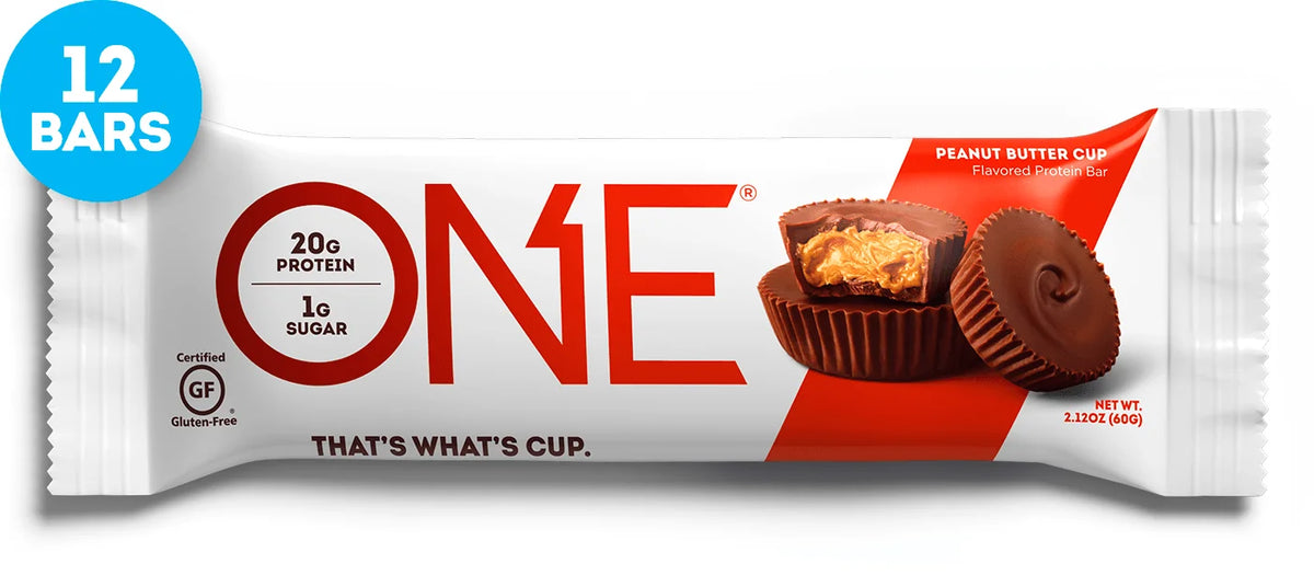Peanut Butter Cup Protein Bar, 20g Protein, 12 Count A862