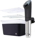 1100 Watt Sous Vide Cooker with Plastic Container, Lid, and Neoprene Sleeve O32324