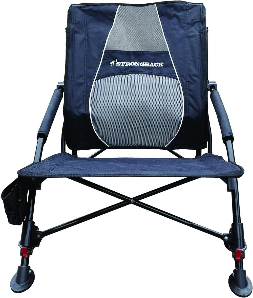 Heavy Duty Portable Recliner Beach Chair with Lumbar Support P25145