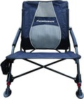 Heavy Duty Portable Recliner Beach Chair with Lumbar Support P25145