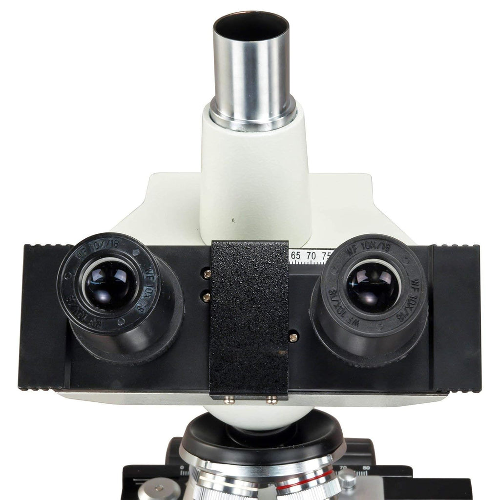 40X-2500X Digital Trinocular Compound LED Microscope with USB Digital Camera W612395