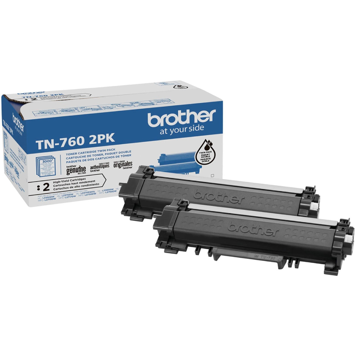 Black High Yield Toner Cartridges 2-Pack H2987