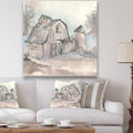 Farmhouse Canvas Art 36 in. Wide x 36 in. High D378