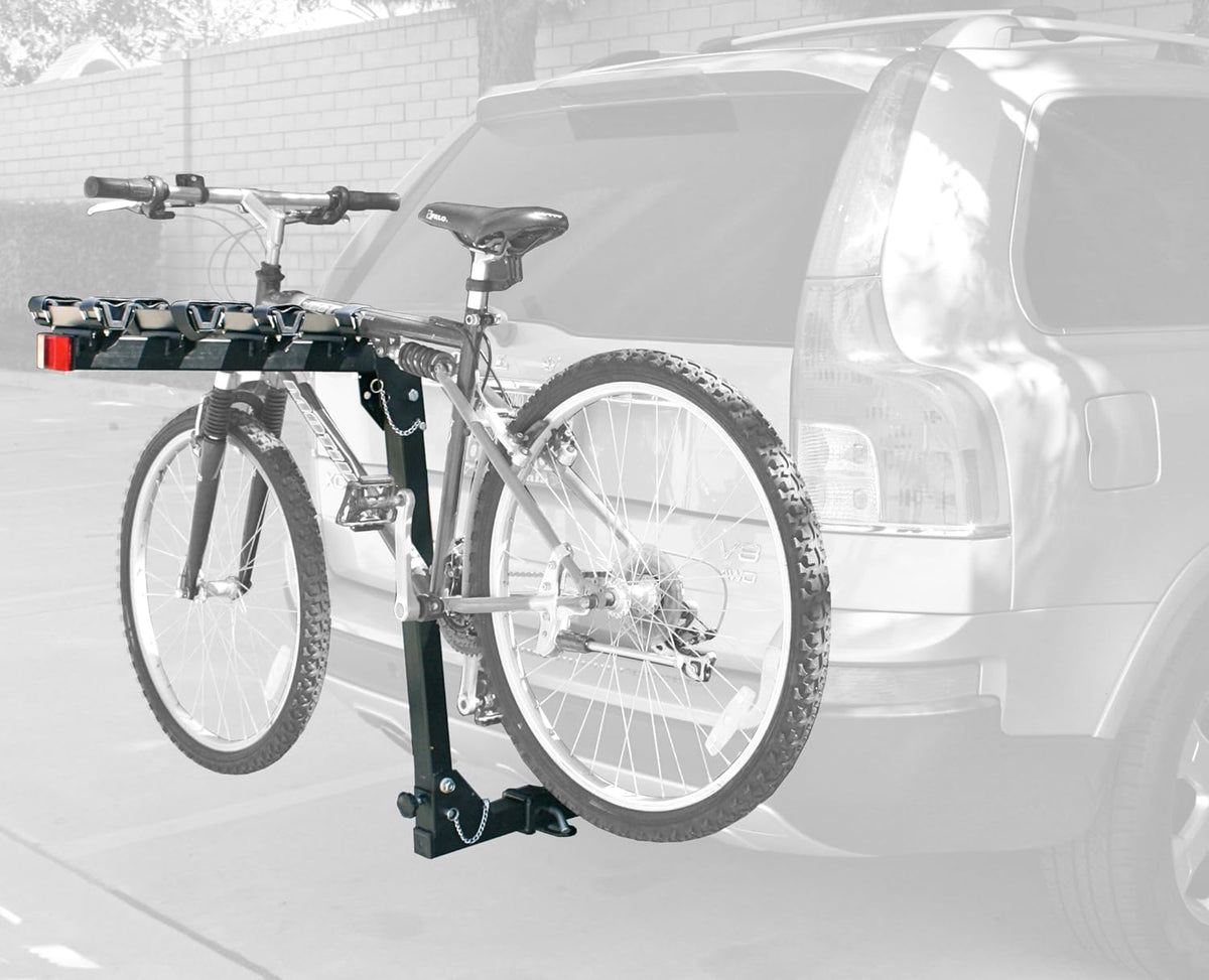 Black 4-Bike Hitch Mount Bike Rack I80354