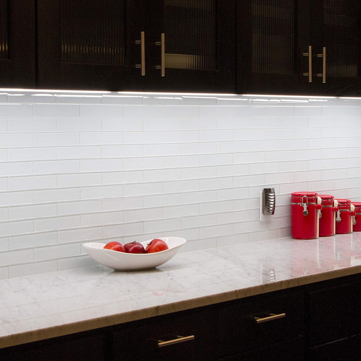24in. Direct Wire LED Light Fixture, Selectable White, Selectable Brightness I20525