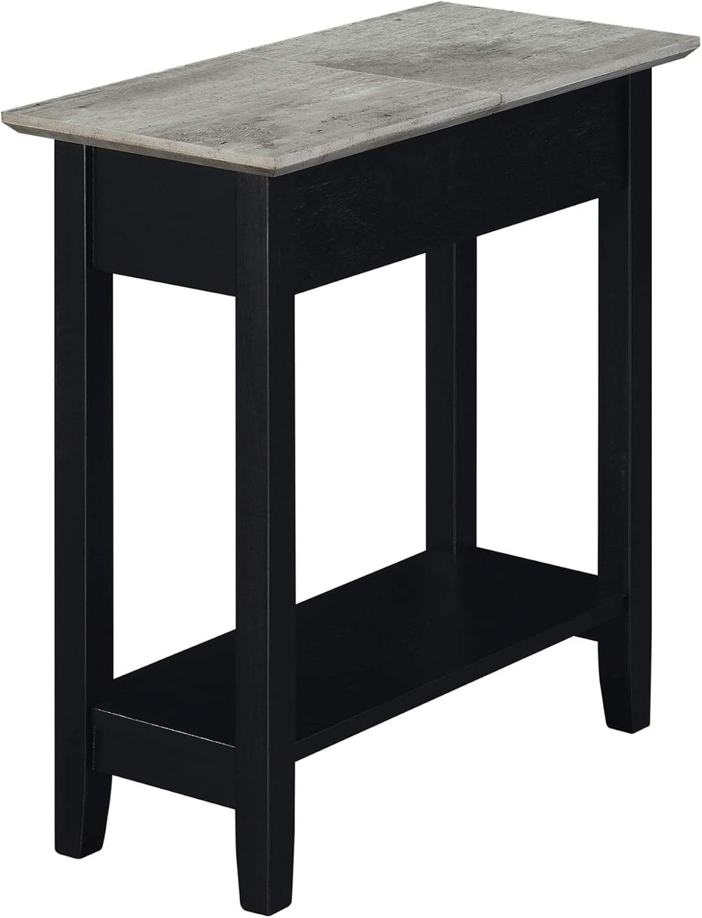 Dark Walnut Flip Top End Table Z41063