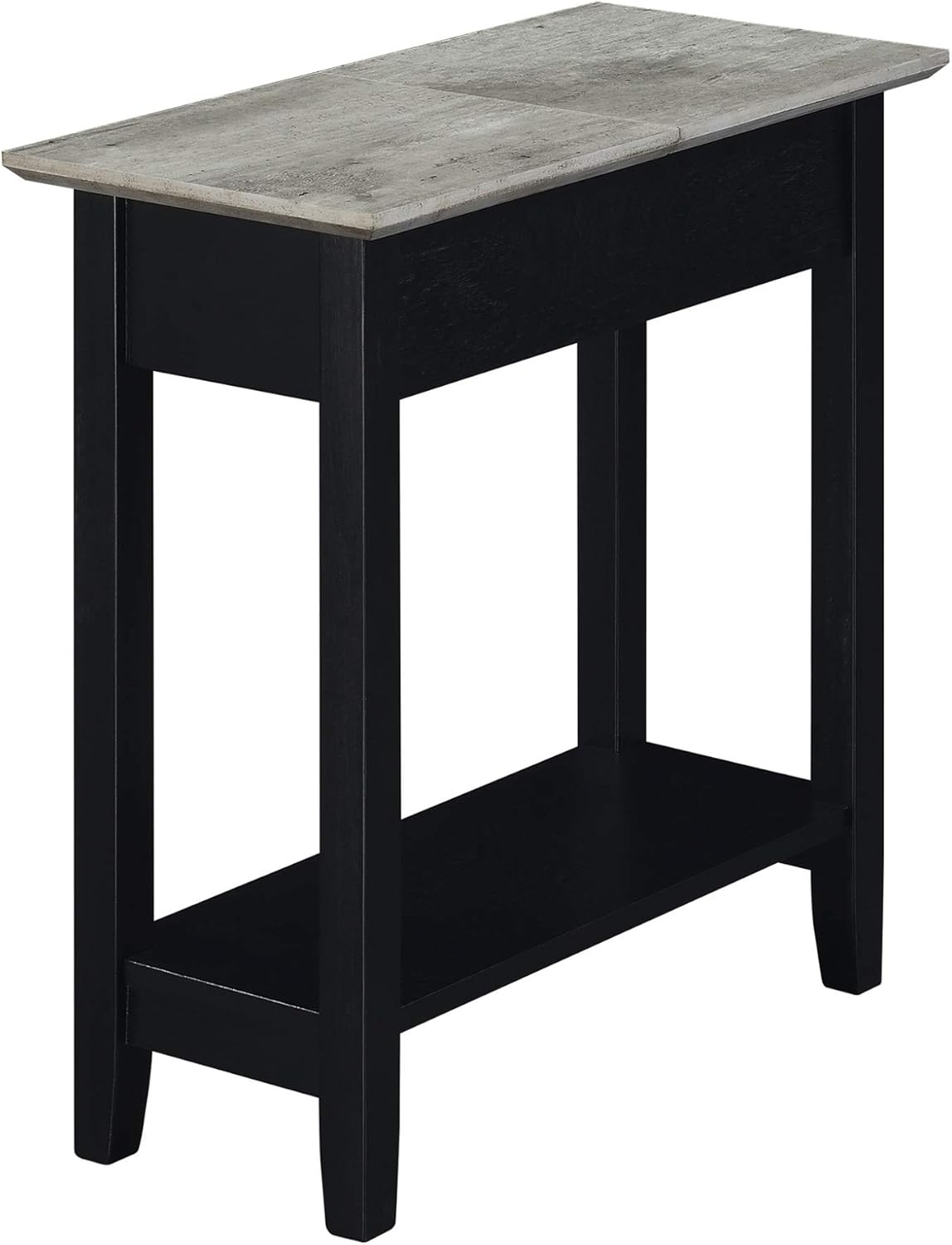 Dark Walnut Flip Top End Table Z41063