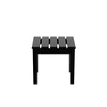 Black 18" HDPE Outdoor Side Table L933