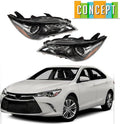Black Housing Headlights Driver & Passenger Side S672712