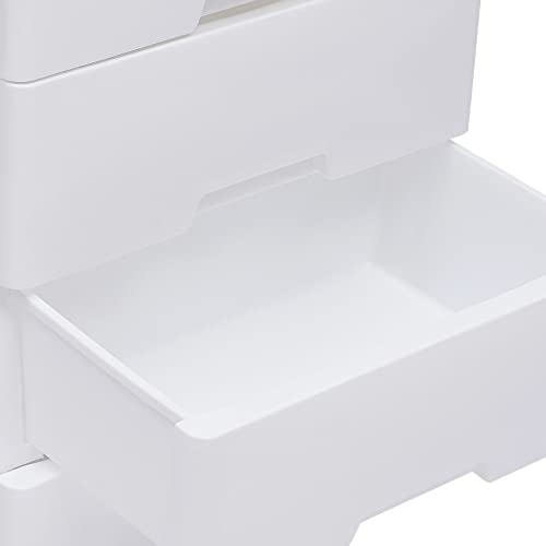 Blue Plastic 5 Drawers Storage Dresser C27768