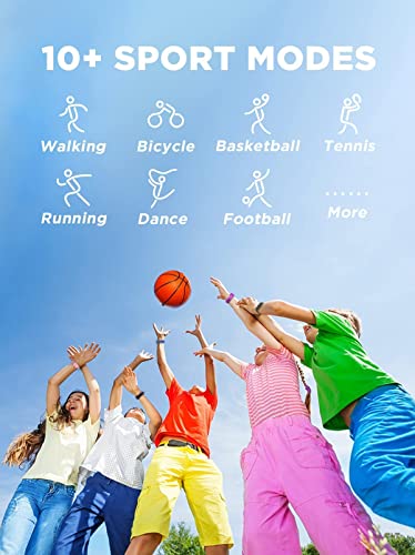 Blue Kids Fitness Tracker Watch, IP68 Waterproof F7358