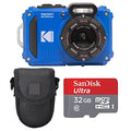 Blue Digital Camera with 32GB microSDHC Card X42690