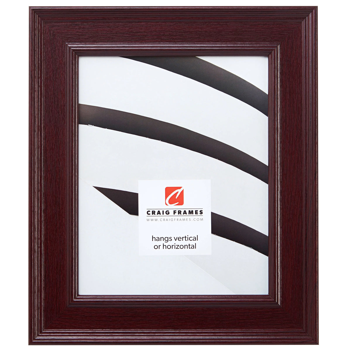 12x36 inch Mahogany Red Picture Frame P542