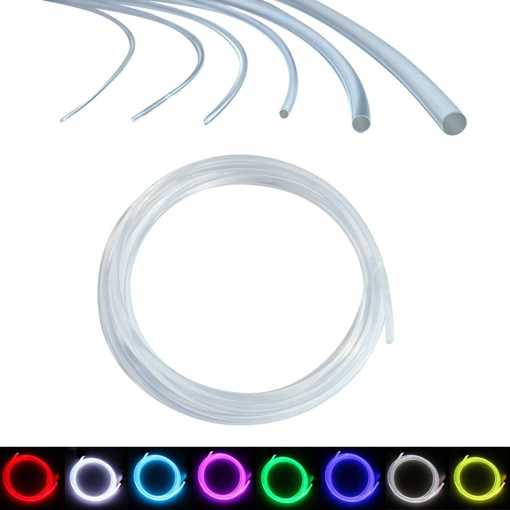 PMMA Plastic Side Glow Fiber Optic Cable G14055