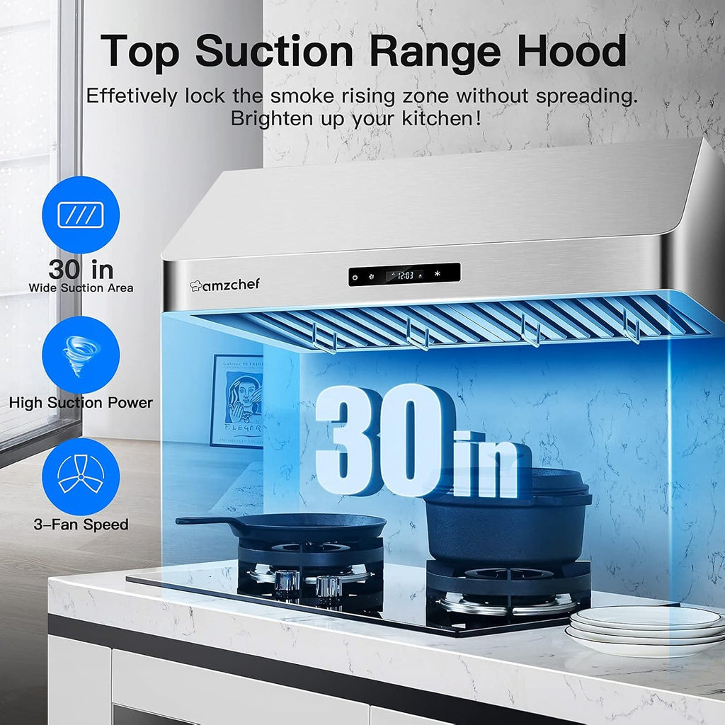 30 inch 700CFM Stainless Steel Under Cabinet Range Hood W13501