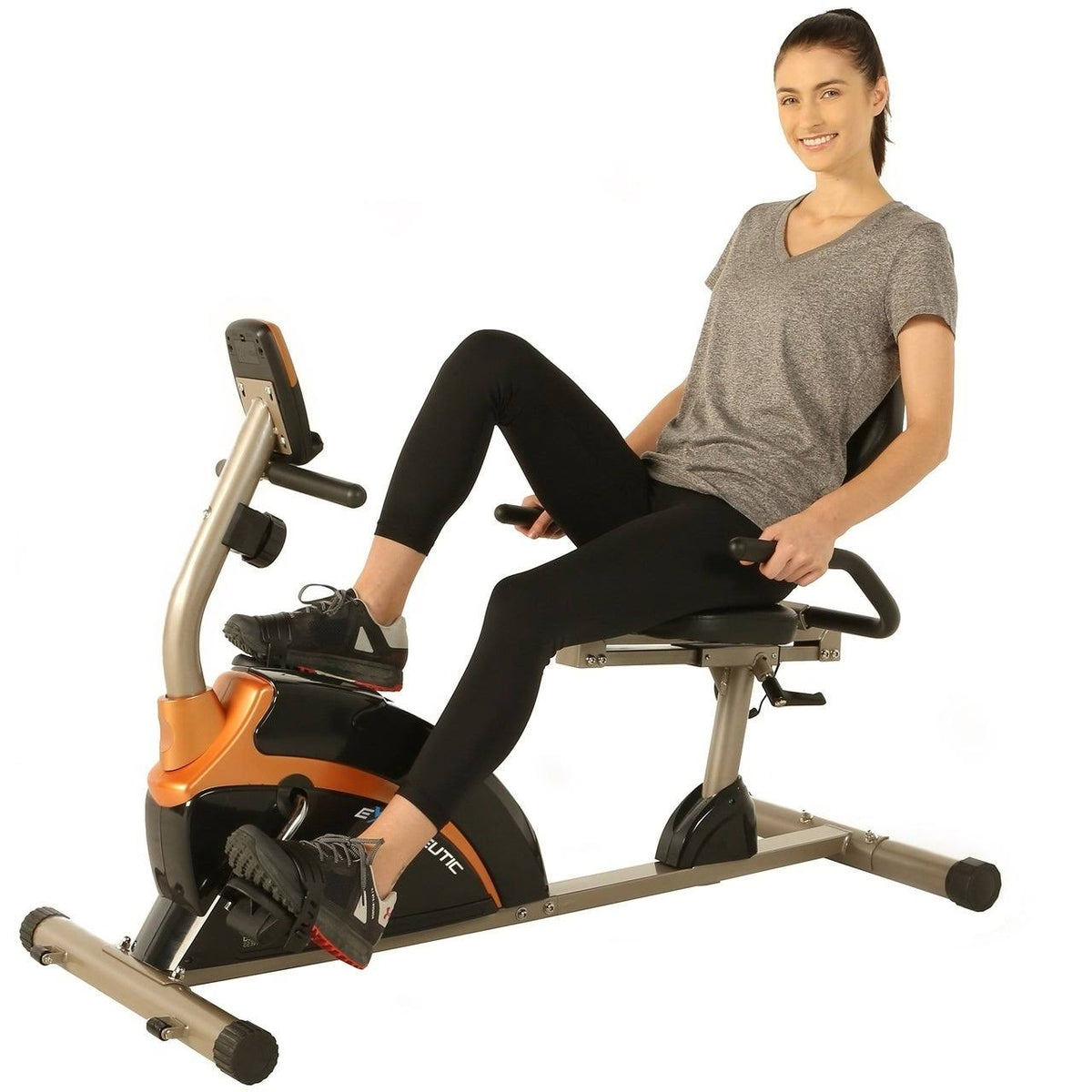 High-Capacity Recumbent Bike with Bluetooth O8954