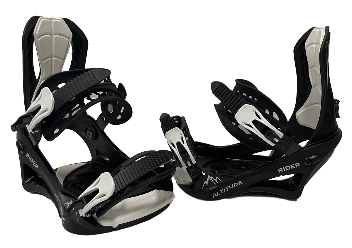 Black Snowboard Bindings L/XL E89268