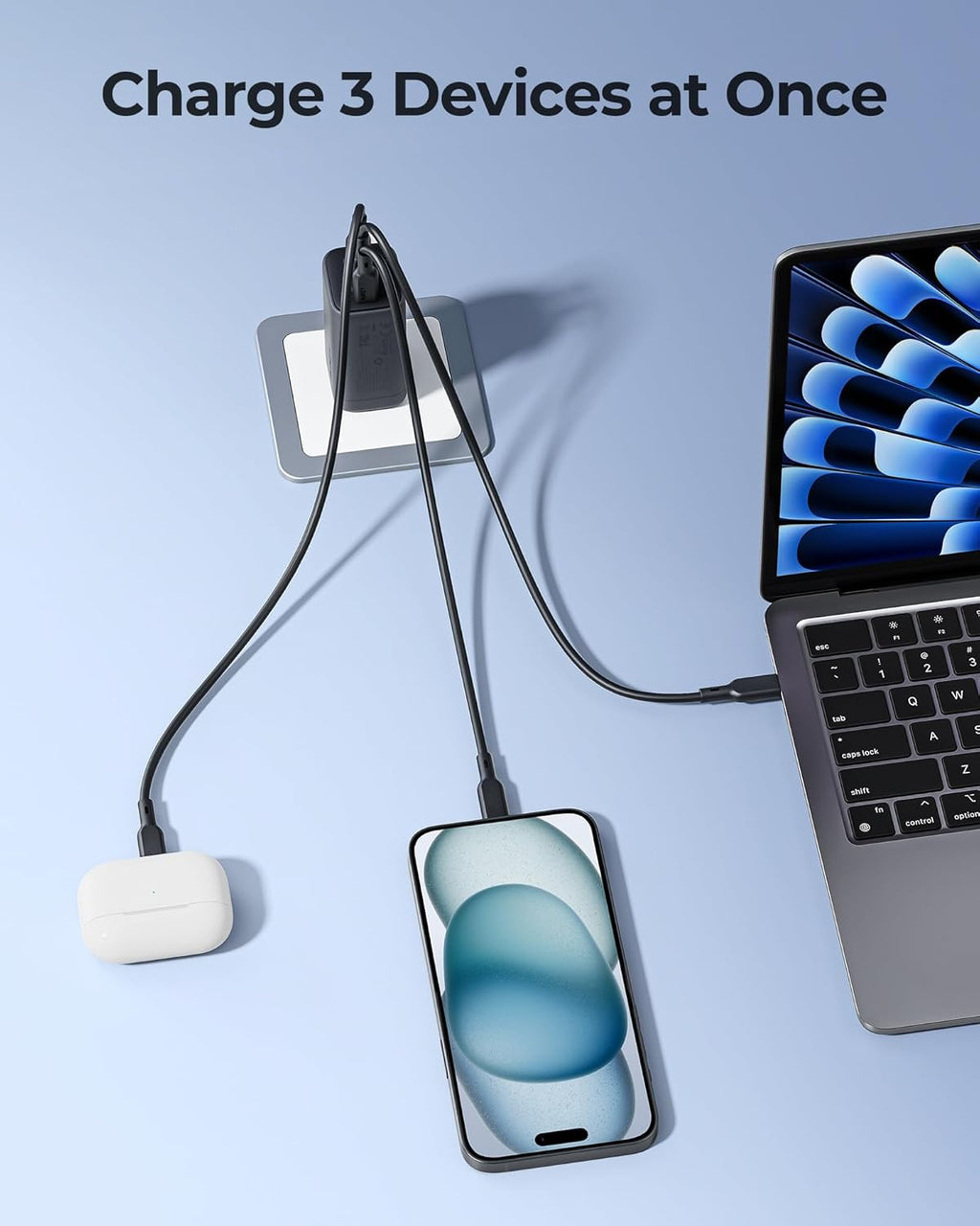 67W USB C GaN Charger Block B8797