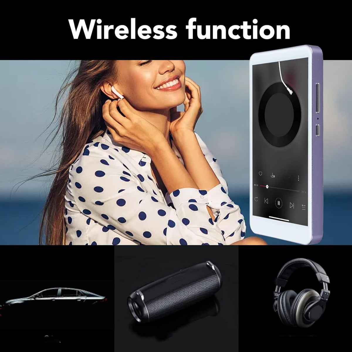 128GB Bluetooth 5.0 MP4 Player F723